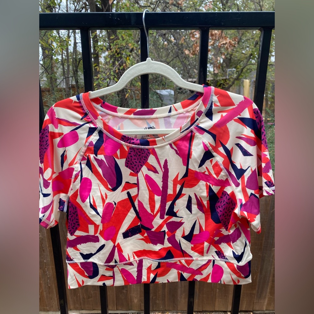 Vibrant Multicolor Crop Top